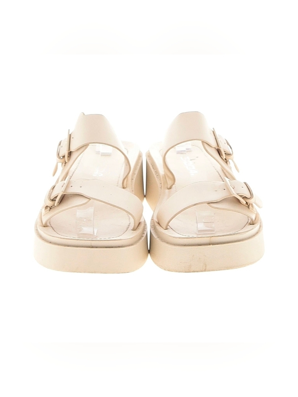 SODA PLATFORM SANDALS. IVORY 8 - Picture 3 of 4